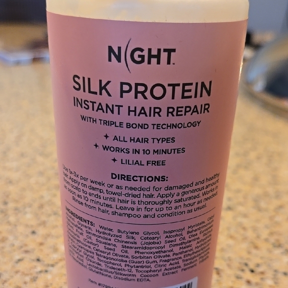 Night Silk Protein Hair Repair 10.1 Fl Oz - Picture 2 of 3